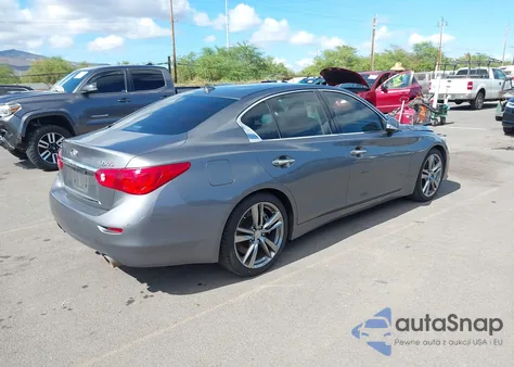2014 Infiniti Q50 Sport из США, поврежденный, VIN JN1BV7AP4EM684004